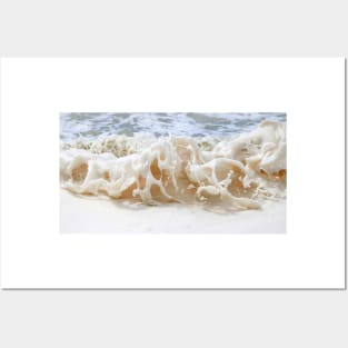 sea foam. Posters and Art